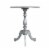Butler Specialty Company, Colbert 22  Round  Pedestal Game Table, Gray Perspective: back