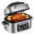 BBday 6.50 Quart 10 in 1 Combination Electric Air Fryer & Indoor Smokeless Grill Perspective: back