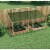 Coolaroo 6 Ft. W. x 15 Ft. L. Rainforest Green 30% UV Sun Screen Fabric 457952 Perspective: back