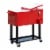 Outdoor Patio 80quart Party Portable Rolling Cooler Cart Ice Beer Beverage Chest Perspective: back
