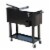 80Qt Outdoor Rolling Cooler Cart Ice Beer Beverage Chest Party Portable Black Perspective: back