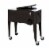 80Qt Outdoor Rolling Cooler Cart Ice Beer Beverage Chest Party Portable Brown Perspective: back