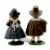 Thanksgiving Pilgrim Kids Polyresin Pumpkin Apples Td6064 Perspective: back
