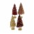 Valentine's Day Valentine Mini Bottle Brush Tre Plastic Set/7 Glittered Lc1533 Perspective: back