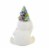 Christmas Pastel Candy Cane Snowman Tree Polyresin Bottle Brush Tree Tl1356 Perspective: back