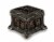 Steampunk Butterfly Bronze Finish Trinket Box Stash Box Perspective: back