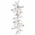 Aluminum Branch Wall Sculpture ,Silver- Saltoro Sherpi Perspective: back
