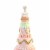 Easter Spring Pink Tiered Cake Polyresin Decorated Wedding Birthday 2929534 Perspective: back