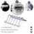 Prosumers Choice 5 Device Universal Tablet & Smartphone Charging Stand - Clear Perspective: back