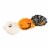 Tabletop Halloween Bowl Trio Ceramic Ghost Pumpkin Spider Web 3Bl045 Perspective: back