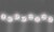 New York Yankees Logo 10 LED Disc String Light Set 8 1/2 Feet Long NYY Perspective: back