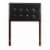 Glory Furniture Super Nova Faux Leather Upholstered Twin Headboard in Black Perspective: back