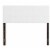 Glory Furniture Super Nova Faux Leather Upholstered Full Headboard in White Perspective: back