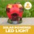 VP Home Apple Fairy House Solar Light, Flickering LED Garden Light Perspective: back