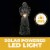 Praying Angel with Cross Solar Powered LED Outdoor Decor Garden Light Perspective: back