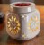 VP Home Floral Sun Wax Warmer for Scented Wax, Ceramic Electric Home Fragrance Warmer. Perspective: back