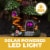 Mystic Gnome Fairy House with VP Home Solar Light for Home & Outdoor Decor Perspective: back
