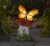 VP Home Butterfly Dream Mushroom Solar Powered LED Outdoor Decor Garden Light Perspective: back