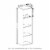Furinno Pasir 4-Tier Open Shelf Bookcase, Pink/White Perspective: back