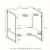 Furinno Romain 2-Tier Tall End Table, Espresso Perspective: back