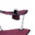 Core Portable Outdoor Camping Folding Chair with Carrying Storage Bag, Wine Perspective: back