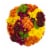 Fall Poms Bouquet Perspective: back