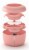 Moda-Pure' Ultra-Quiet Filtered Dog and Cat Fountain Waterer - One Size / Pink Perspective: back