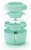 Moda-Pure' Ultra-Quiet Filtered Dog and Cat Fountain Waterer - One Size / Green Perspective: back