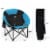 Moon Saucer Steel Camping Chair Folding Padded Seat w/ Carry Bag Perspective: back