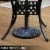 Sunnydaze 18 in Pebble Texture Resin Round Patio Umbrella Base - Grey Perspective: back