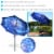Sunnydaze 9 ft Aluminum Patio Umbrella with Tilt and Crank - Starry Galaxy Perspective: back
