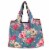 Wrapables Large Nylon Reusable Shopping Bag, Bouquet Perspective: back