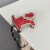 Wrapables Stylish Purse Hook Hanger, Foldable Handbag Table Hanger, Red Cat Perspective: back