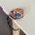 Wrapables Stylish Purse Hook Hanger, Foldable Handbag Table Hanger, Two Cats Perspective: back