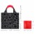 Wrapables AllyBag Collection Reusable Shopping Bag, Starburst Perspective: back
