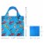 Wrapables AllyBag Collection Reusable Shopping Bag, Koi Fish Perspective: back