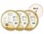 Aiva Pappadums (Indian Lentil Wafer Snack) Cumin Papad Perspective: back