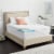 SealyChill™ 4" Gel-Infused Memory Foam Full Mattress Topper Perspective: back