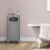 Elegant Home Fashions Bathroom Floor Cabinet With One Door Grey Dawson EHF-6834G Perspective: back
