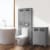 Elegant Home Fashions Wooden Over Toilet Cabinet Adjustable Shelves EHF-6803G Perspective: back