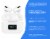 Airplus Ultimate Wireless Bluetooth Earbuds - White Perspective: back