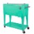 Home Aesthetics Retro 80Qt Quart Rolling Cooler Cart Ice Chest Patio Outdoor Portable Seaf Perspective: back