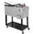 Home Aesthetics Grey 80 Qt Quart Rolling Cooler Ice Chest Beverage Bar for Patio Outdoor P Perspective: back