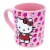 Hello Kitty 802076 Hello Kitty Strawberries Glitter Ceramic Mug - 14 oz Perspective: back