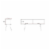 Theodore 60.0 Sideboard with 2 Shelves in Off White and Cinnamon Perspective: back