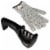 Kitchen Knife Sharpening Tool with Cut-Resistant Glove Included Perspective: back