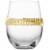 Aisle26 Elegant Silver Studded Long Stem Red Wine Glasses - Set of 6 Perspective: back