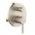 PULSE ShowerSpas Two Way TruTemp Pressure Balance Valve with Brushed Nickel Trim Kit Perspective: back