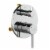 PULSE ShowerSpas Two Way TruTemp Pressure Balance Valve with Chrome Trim Kit Perspective: back