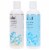 Ouidad Water Works Clarifying Shampoo 8.5 oz & Moisture Lock Leave-In Conditioner 8.5 oz Comb Perspective: back
